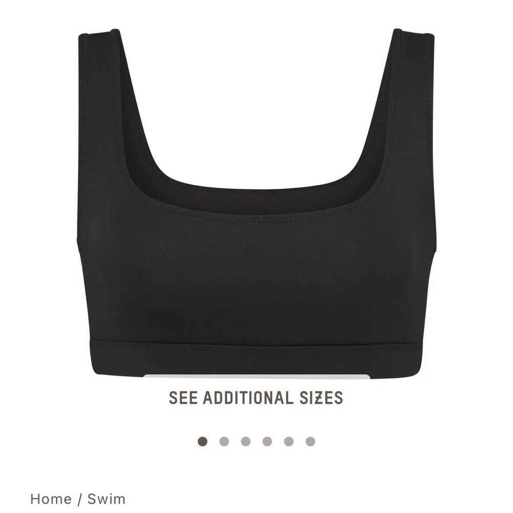Skims swim tank in onyx size medium